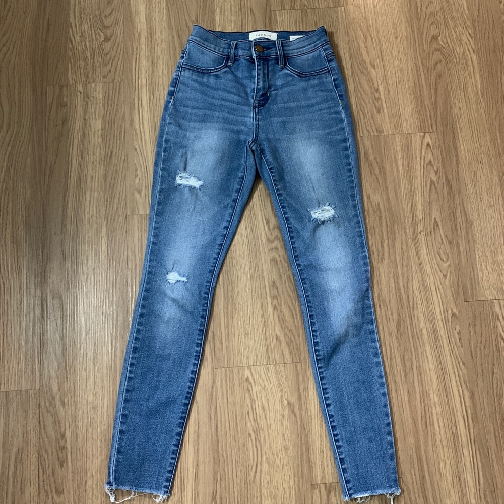 High waisted skinny jeans PacSun